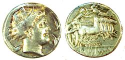 Ancient Coins - SICULO-PUNIC, CAPE OF MELKART, WREATHED HEAD, TETRADRACHM