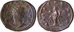 Ancient Coins - GALLIANUS, AEQVITAS, DENINARIS
