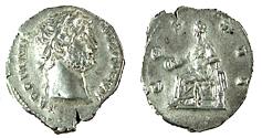 Ancient Coins - HADRIAN, CONCORDIA. DENARIUS
