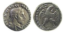 Ancient Coins - ANTIOCH SYRIA, MACRINUS, EAGLE OPEN WINGS, TETRADRACHM