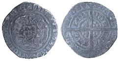 World Coins - EDWARD III, TREATY PERIOD, HALF GROAT