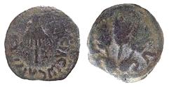 Ancient Coins - AGRIPPA I, 3 EARS BARLEY, PRUTAH