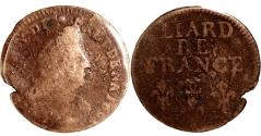 Ancient Coins - 1698, France, Liard, Besancon,