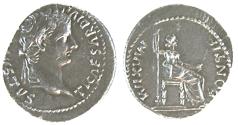 Ancient Coins - TIBERIUS, PONTIF MAXIM, DENARIUS