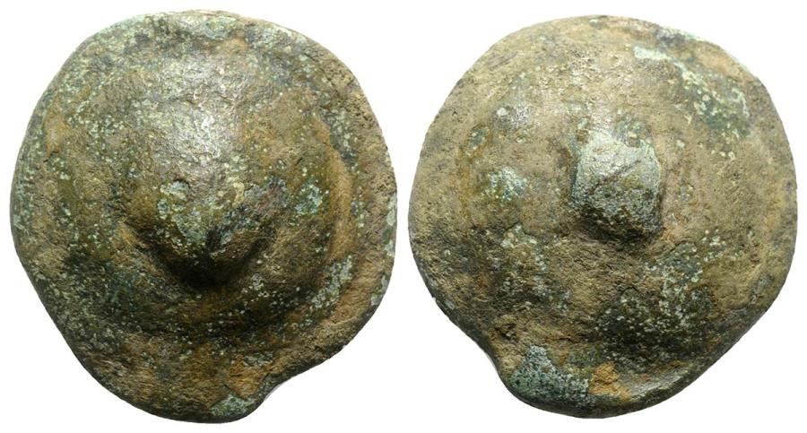 Italy Northern Apulia Luceria C 225 217 Cast Ae Biunx 38mm 71 77g Scallop Shell R Astragalos