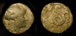 Ancient Coins -  Mysia, Pergamon. Circa 2nd Century BC. Athena / Coiled Snake