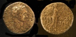 Ancient Coins - > Agrippa II under Domitian. AE 22.