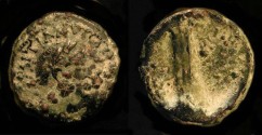 Ancient Coins - Domitian 81-96 AD. AE 12. Caesarea. Judaea Capta.