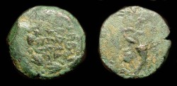 Ancient Coins -  Judaea. Alexander Jannaeus. AE Prutah. H 1145