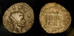 Ancient Coins - DIVUS CLAUDIUS II GOTHICUS, Antoninianus (23mm, 3.3g). 