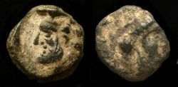Ancient Coins - Samaria. 5th - 4th Century BC. AR Obol