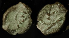 Ancient Coins - > Herod the Great 37 - 4 BC. AE Prutah. H 1174