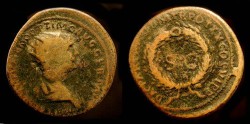 Ancient Coins - Trajan, 98-117 AD. AE As. Antioch Mint
