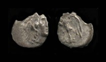 Ancient Coins - Yehud.  Ptolemaic Period, after 333 BC. AR 1/4 Ma`ah (Obol). H 1068