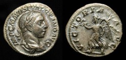 Ancient Coins - Severus Alexander,  222-235 AD. Silver Denarius. RIC 180.
