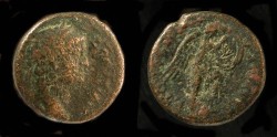 Ancient Coins -  > Agrippa II under Domitian. AE 19. Hendin 1285