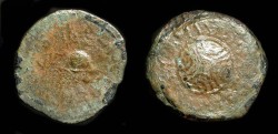 Ancient Coins - Judaea. Herod the Great 37 - 4 BC. AE 4 Prutot. H 1170