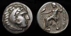 Ancient Coins - Macedonian Kingdom. Philip III Arrhidaios  323-317 BC. AR Drachme. Lampsakos Mint. Price P15