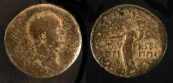 Ancient Coins - > Agrippa II under Vespasian. AE 31. Hendin 1282