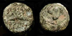 Ancient Coins -  John Hyrcanus I (Yehohanan) AE Lepton. H 1134