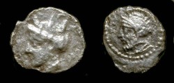 Ancient Coins - >Cilicia. Unknown Satrap. 4th Century BC. AR Obol
