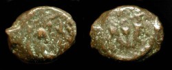 Ancient Coins -  Mattathias Antigonus 40-37 BC. AE Prutah. H 1164.