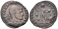 Ancient Coins - Constantine I 'the Great'. 307-337 AD. AE Follis (2.13g, 20.5mm). Arelate mint. Struck 315/6 AD. RIC 80