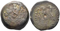 Ancient Coins - Ptolemaic Kingdom. Ptolemy VI–VIII. Circa 180-116 BC. AE Diobol (22.43g, 29mm). Coregency issue. Svoronos 1424
