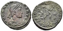 Ancient Coins - Gratian. 367-383 AD. AE3 (2.40g, 18mm). Siscia mint. Struck 367-75 AD. LRBC 1324