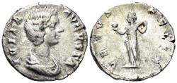 Ancient Coins - Julia Domna. Augusta. 193-217 AD. AR Denarius (3.01g, 18mm). Rome mint. Struck 198-200 AD. RIC 580