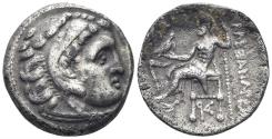 Ancient Coins - Macedonian Kingdom. Alexander III 'the Great'. 336-323 BC. AR Drachm (4.16g, 18mm). Kolophon mint. Circa 320-301 BC. Price 1829