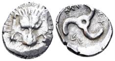 Ancient Coins - Lycian Dynasts. Perikles. Circa 380-360 BC. AR Tetrobol - 1/3 Stater (2.75 gm, 16mm). SNG von Aulock 4254-5