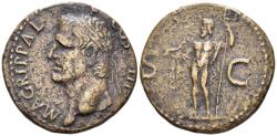 Ancient Coins - Agrippa. Died AD 12. AE As (10.62gm, 28mm). Rome mint. Struck 37-41 AD. RIC 58 (Gaius)