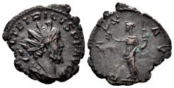 Ancient Coins - Tetricus I. 271-274 AD. AE Antoninianus (2.56g, 20mm). Treveri mint. Struck 272 AD. RIC 100