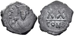 Ancient Coins - Phocas. 602-610. AE Half Follis (6.45g, 26mm). Constantinople mint. Struck 603-10. SB 644
