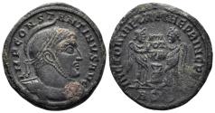 Ancient Coins - Constantine I 'the Great'. 307-337 AD. AE Follis (2.76g, 18mm). Siscia mint. Struck 319/20 AD. RIC 93