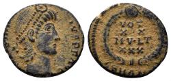 Ancient Coins - Constantius II. 337-361 AD. AE Nummus (1.46g, 15mm). Antioch mint. Struck 347/8 AD. RIC 113