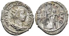 Ancient Coins - Gallienus. 253-268 AD. AR Antoninianus (3.87g, 22mm). Samosata mint. Struck 260 AD. RIC 450
