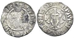 World Coins - Kingdom of Cilician Armenia. Levon I. 1199-1219. AR Tram (2.89g, 22mm). Sis mint. AC 286