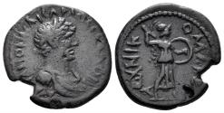 Ancient Coins - Thessaly. Koinon of Thessaly. Hadrian. 117-138. AE Diassarion (4.88 gm, 22mm). Oul. Nikomachos, strategos, circa 123-125. RPC III 454