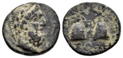 Ancient Coins - Karia, Tabai. Circa 50 BC. AE 15mm (2.37 gm). SNG Keckman 270