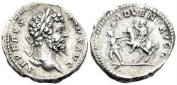 Ancient Coins - Septimius Severus. 193-211 AD. AR Denarius (3.98g, 19mm). Rome mint. Struck 201/2 AD. RIC 248
