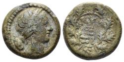 Ancient Coins - Mysia, Kyzikos. Circa 2nd-1st Centuries BC. AE 17mm (5.49g). BMC 151