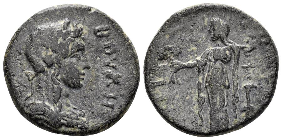Ancient Coins - Karia, Antioch ad Maeandrum. Time of the Antonines, 138-192 AD. AE 24mm (9.13 gm). RPC Online 9223