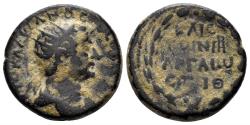 Ancient Coins - Cappadocia, Caesarea. Hadrian. 117-138 AD. AE 20mm (6.96 gm). Dated RY 19 (134/5 AD). RPC III 3153