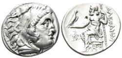Ancient Coins - Macedonian Kingdom. Antigonos I Monophthalmos. 320-301 BC. AR Drachm (4.35g, 19mm). Teos mint. Price 2281