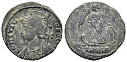 Ancient Coins - City Commemorative. 330-354 AD. AE Follis (2.36g, 18mm). Alexandria mint. Struck 335-7 AD. RIC 64