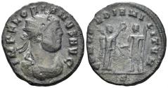 Ancient Coins - Florian. 276 AD. AE Antoninianus (3.44g, 21mm). Cyzicus mint. RIC 116