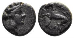 Ancient Coins - Phrygia, Laodikeia. Circa 133/88-67 BC. AE 11mm (1.36g). SNG Copenhagen 496