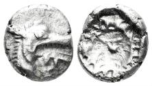 Ancient Coins - Karia, Kindya. Circa 510-480 BC. AR Tetrobol (1.71g, 12mm). Samian standard. SNG Kayhan 815